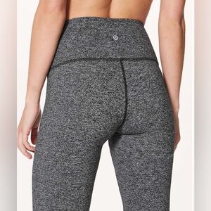 Wunder Under High-Rise Tight 28” Heathered Black. NWT! Size 6.  LUON. VHTF!  B6